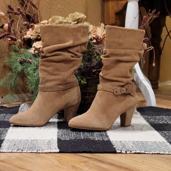 Womens Alex Marie Suede Boot, 8.5, Light Brown/Tan - Picture 1 of 5